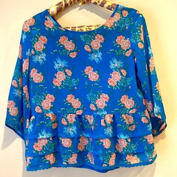 Mudd Flora Blouse Size 14.5 - Picture 7 of 7